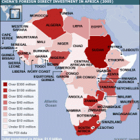China investment in Africa - 2005